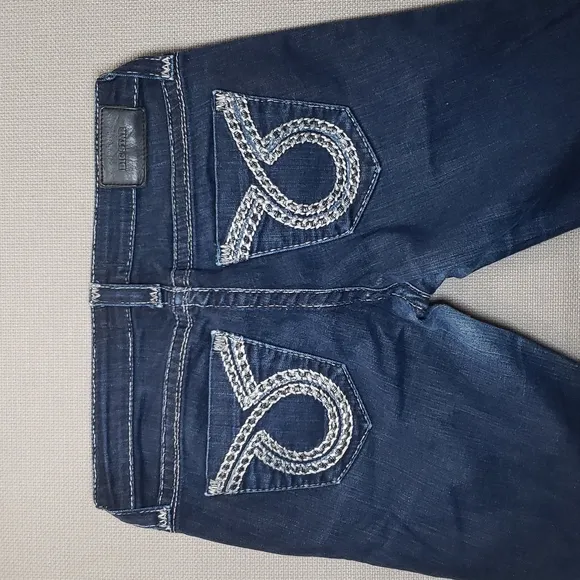 BIG STAR "MADDIE' BOOT WOMEN'S BLUE JEANS SIZE 27R INSEAM 31" RISE 8"