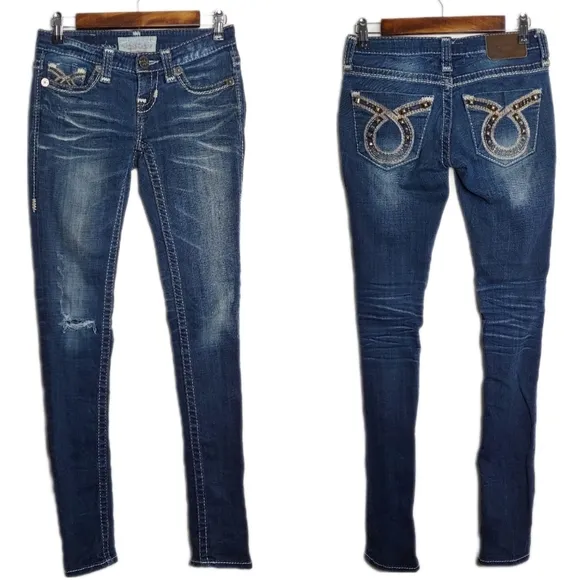 Big Star Jenae Style Skinny Jeans Size 25 Long