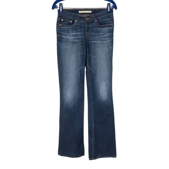 Big Star - Boot Cut Jeans, Woman’s Size 24, Large/Tall Dark Wash, low rise fit.