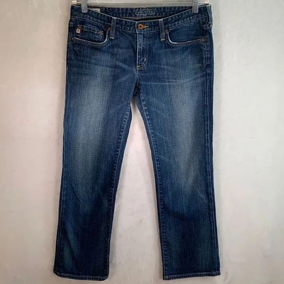Womens Big Star Rikki Cropped jeans made in USA low rise size 29