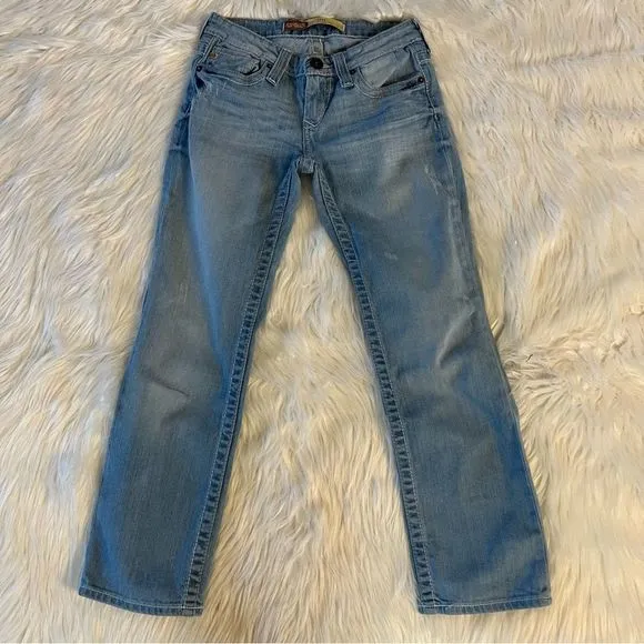 Big Star Remy Jeans Women’s Size 24 Blue Denim Pants Low Rise Light Wash