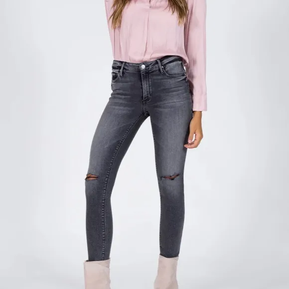 Black Orchid Los Angeles Jude Mid Rise Skinny Dark Grey NWT
          
      NWT