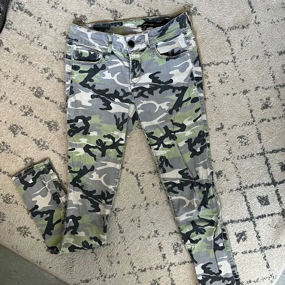 Black Orchid Denim camo jeans