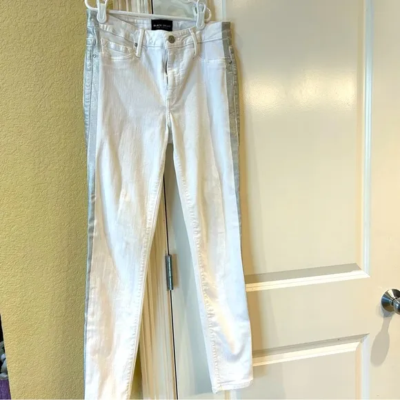 Black orchid Los Angeles white jeans size 27 with 28 inseam
