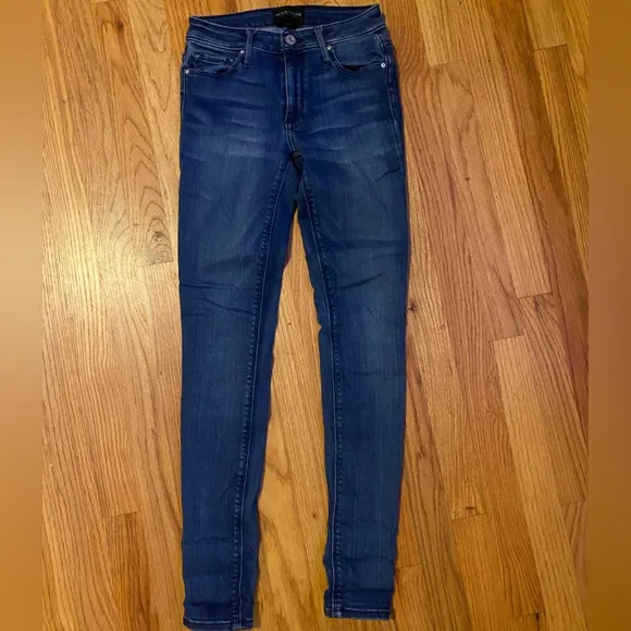 Dark denim jeans