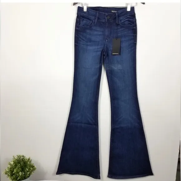 Black Orchid denim high-rise flare jeans
          
      NWT