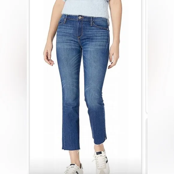 Black Orchid Jeans Bardot Straight Fray 28