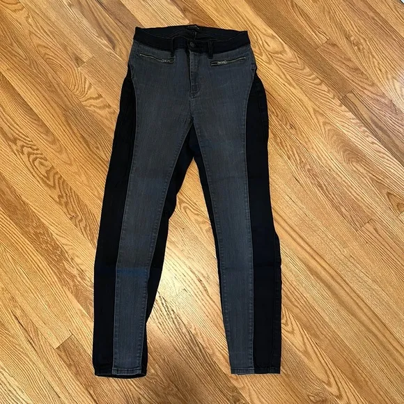 Black and Gray stretch skinny jean