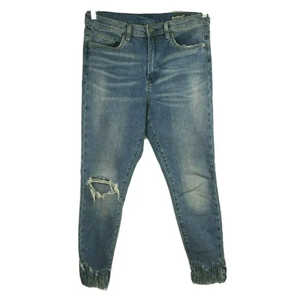 BlankNyc The Great Jones Ripped Frayed Hem Size 30