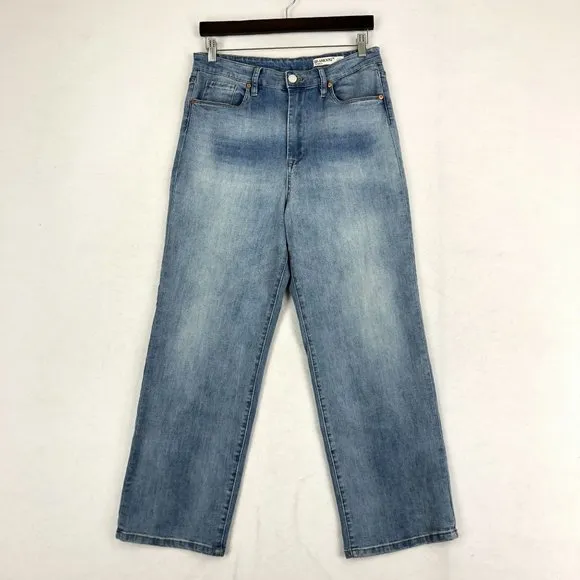 BlankNYC Women's Size 30 The Baxter Ribcage Straight Leg High-Rise Blue Jeans