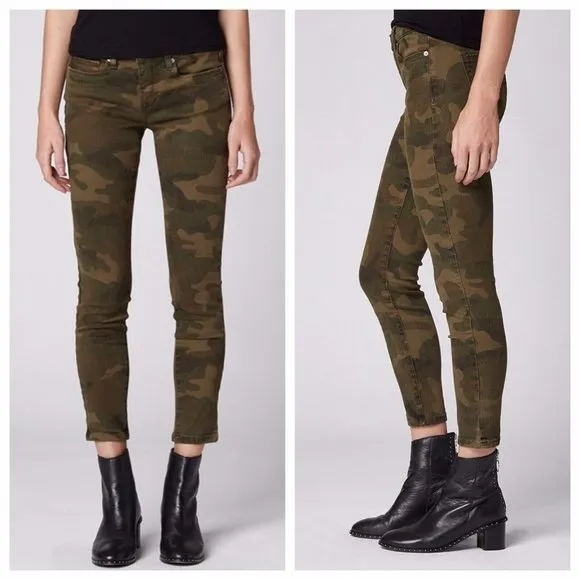 🆕 BLANKNYC The Reade Crop Scout Camo Pant Skinny Jeans Army Green Pants Size 29
          
      NWT