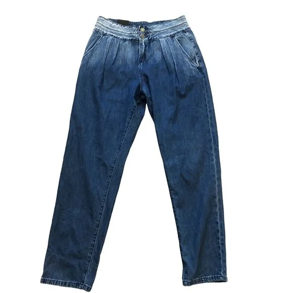 BlankNYC Blank NYC The Balloon Jean Dark Wash Ombre 28" 80's Style High Rise NWT
          
      NWT