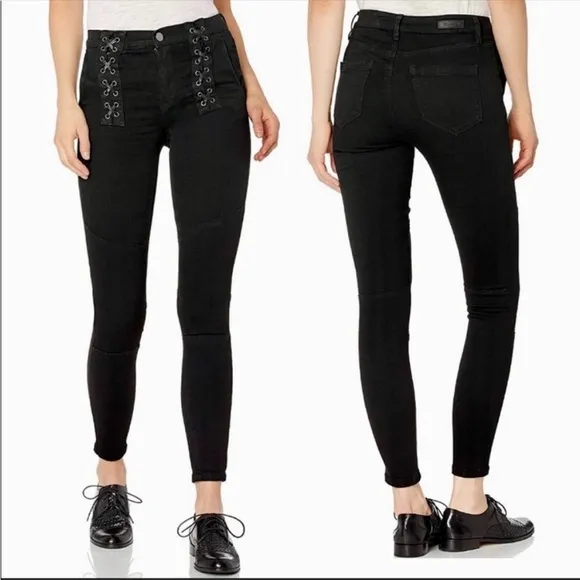 BlankNYC lace black denim