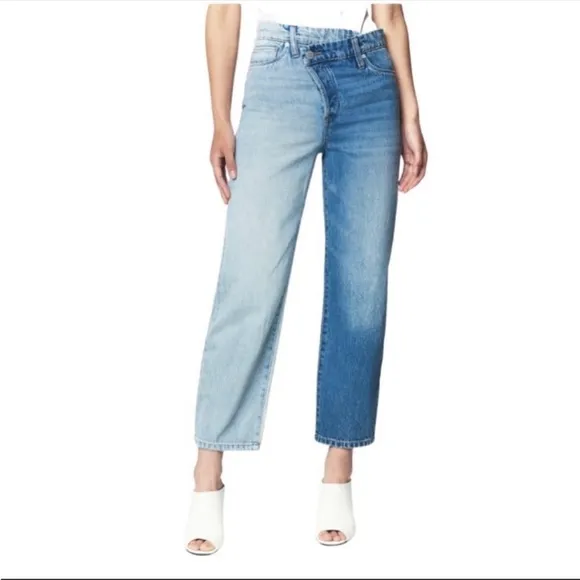 BlankNYC the Baxter two tone denim