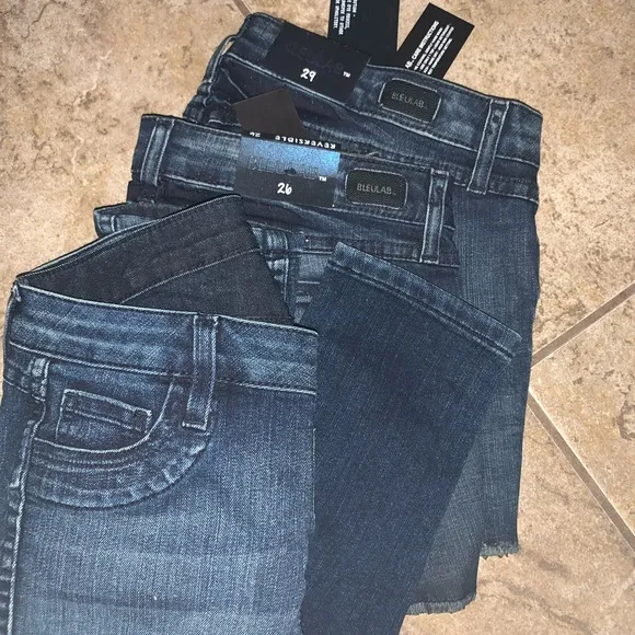 Bleulab jeans reversible jeans&shorts
          
      NWT