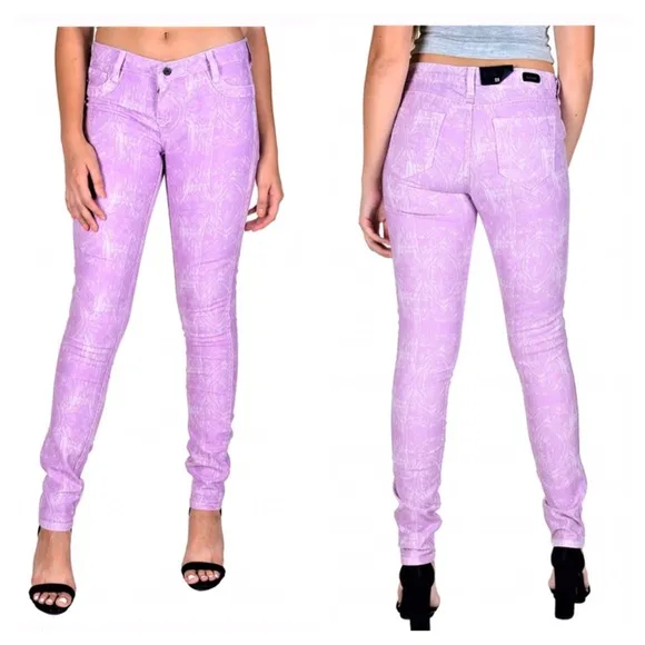 Bleulab Designer Reversible Detour Leggings Grape Sorbet Color