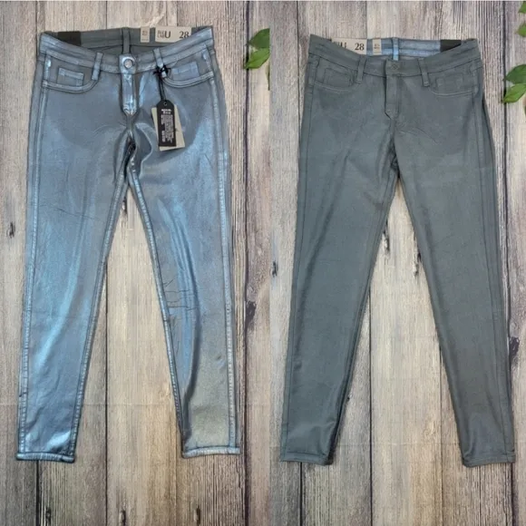 BleuLab NWT Reversible Collection Detour Leggings in Gray Suede Bleu Mer…
          
      NWT