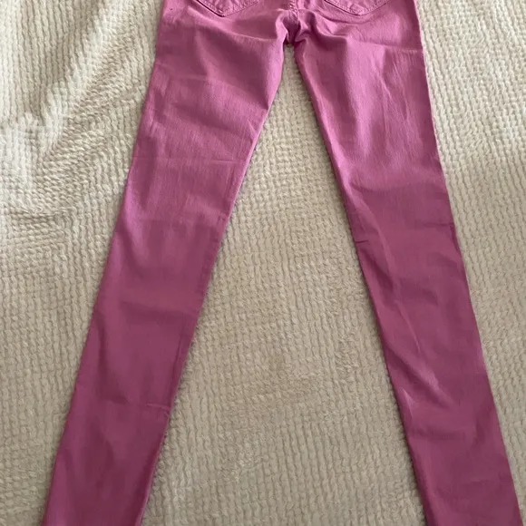 BLEULAB detour legging pink / paisley print reversible Sz. 24 NWOT