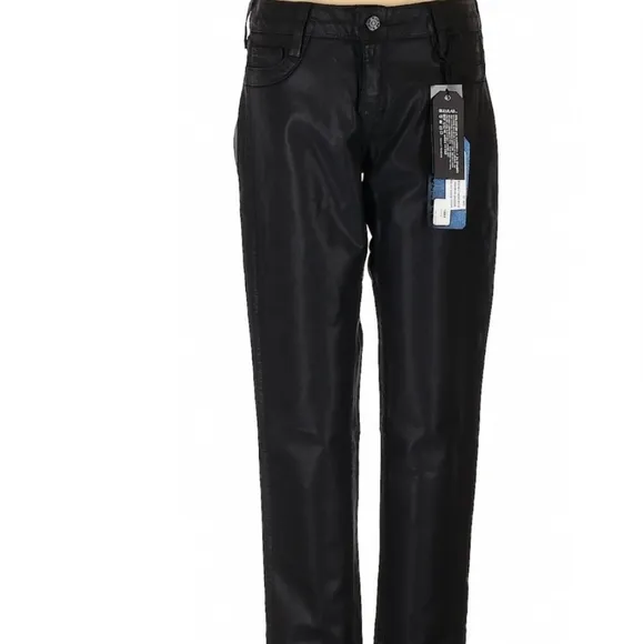 NWT BLEULAB Straight Leg Coated reversible Denim size 25
          
      NWT