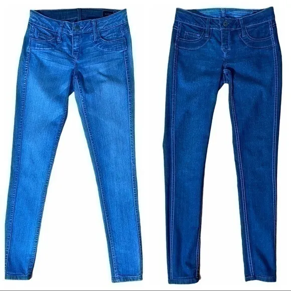Bleulab Denim Size 25 Light to Dark Wash Reversible Skinny Jeans