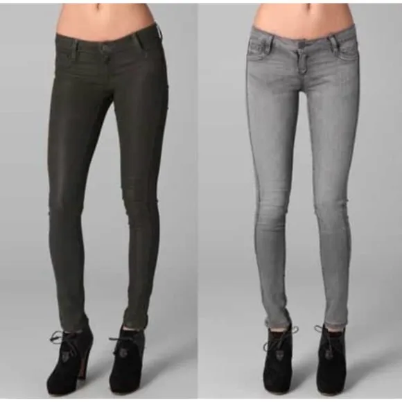 BLeuLab Reversible Detour Jeans Legging  skinny leg pants PYTHON Wax coated
          
      NWT