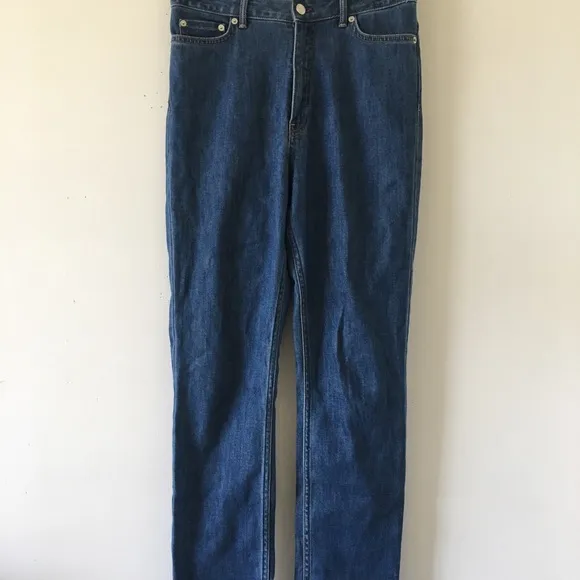 BLK DNM high waist blue jean; size 28/30