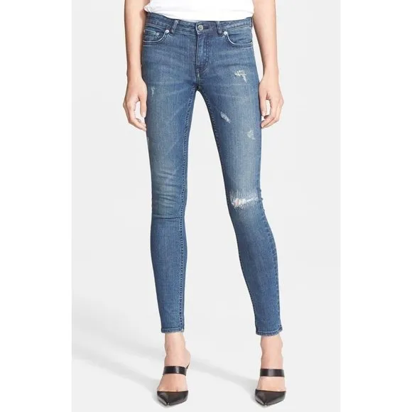 BLK DNM Cutout Pants Destroyed Jeans 26
          
      NWT