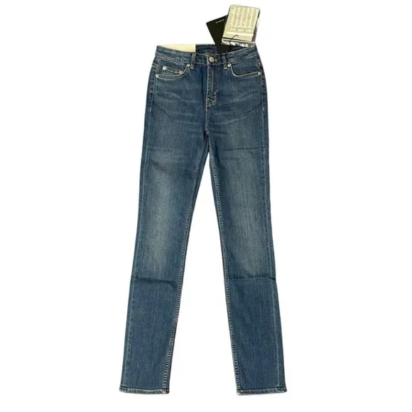 BLK DNM Womens Bridge Blue High Rise Jeans 25R
          
      Boutique