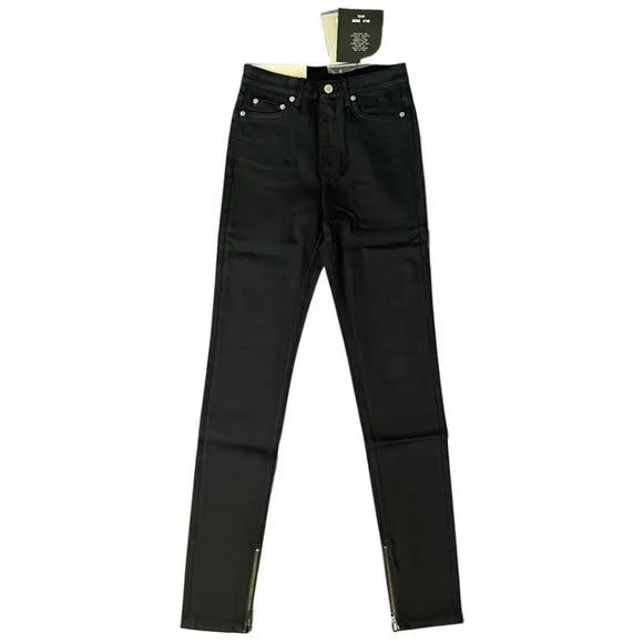 BLK  DNM Womens Bond Black High Rise Jeans 25R
          
      Boutique