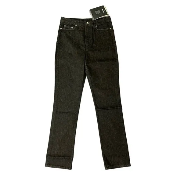 BLK DNM Womens Amsterdam Black High Rise Jeans 30R
          
      Boutique