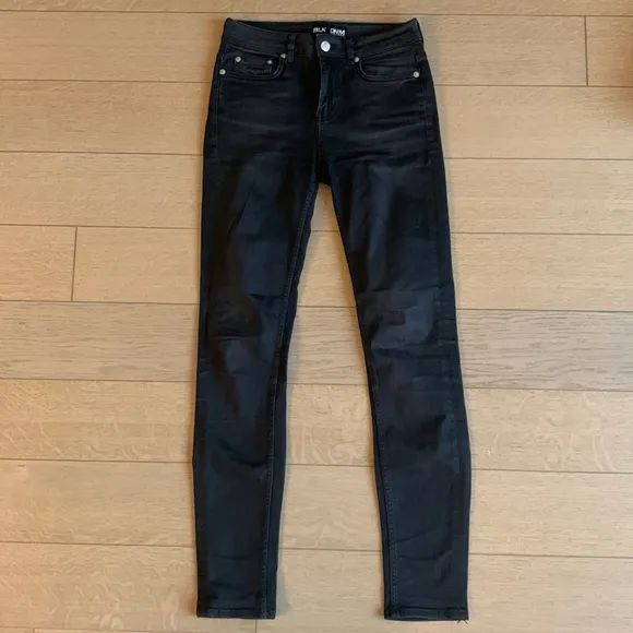 BLK DNM Black Skinny Stretch Pants