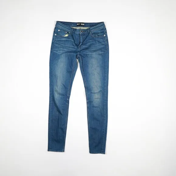 BLK DNM Womens Skinny Jeans Size:27 Blue