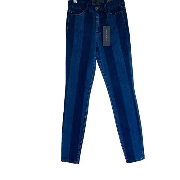 NWT BLUE REVIVAL RIXY HIGH RISE SKINNY JEANS TWO TONE 26
          
      NWT