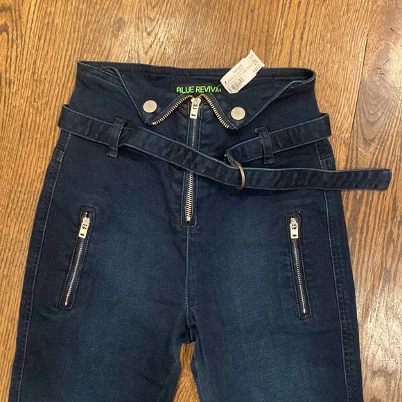 NWT High Waisted Fold Over Skinny Jeans
          
      NWT