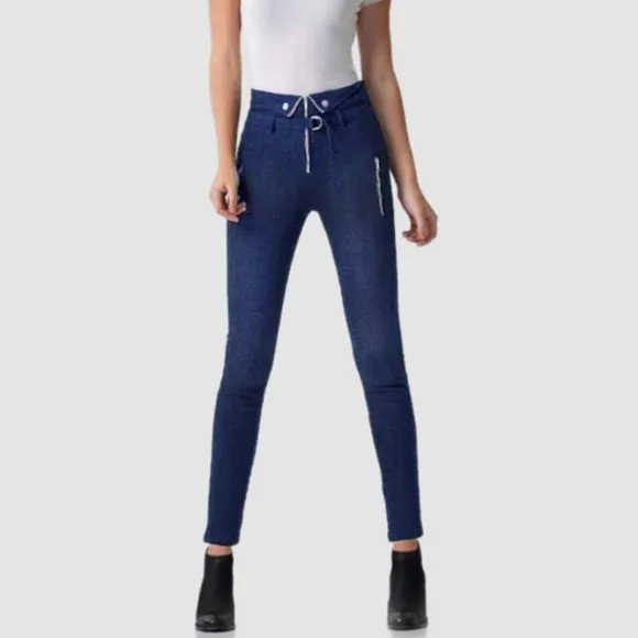 Blue Revival Zip Me Up Skinny Jeans Blue 25
          
      NWT