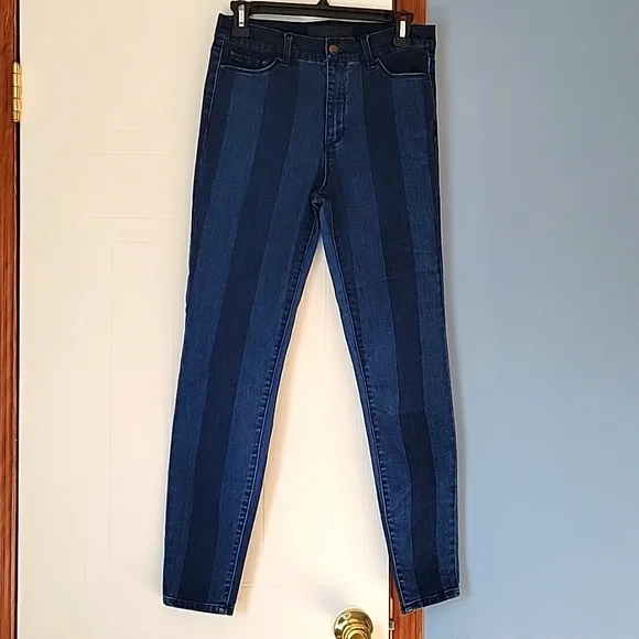 Blue Revival Women's Pin striped Jeans Size 29