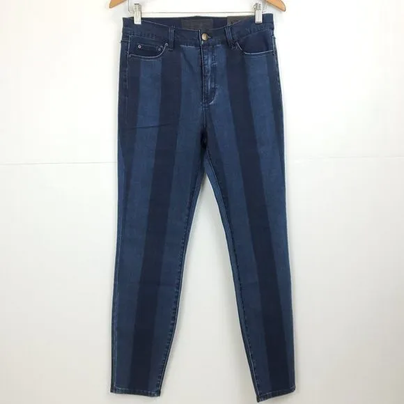 Blue Revival Roxy High Rise Two Tone Skinny Jeans I-0233a
          
      NWT