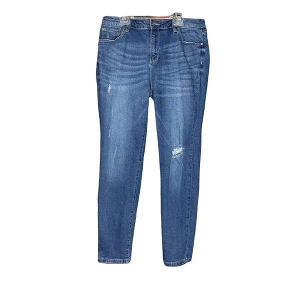 Blue Revival Skinny Jeans Size 31
