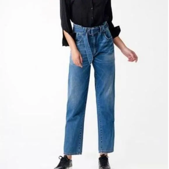 NWT Blue Revival High Rise Belted Trouser Size: 30
          
      NWT
