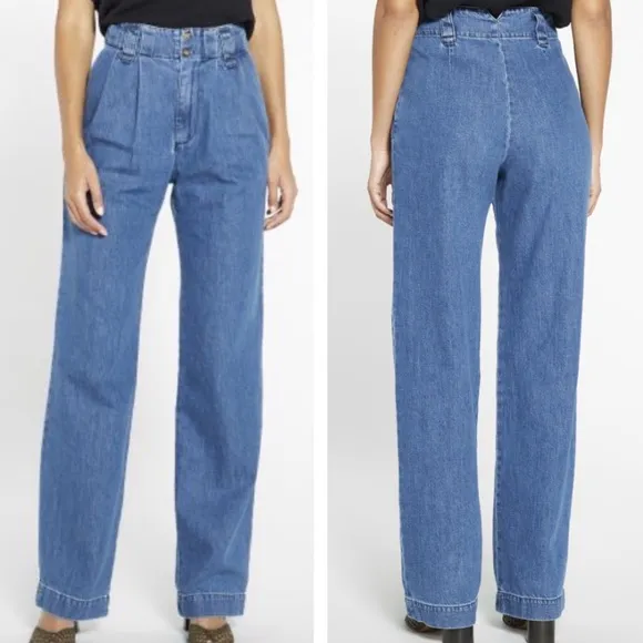 BOYISH NWT THE LIAM HIGH RISE JEANS IN LIKE CRAZY BLUE 32
          
      NWT