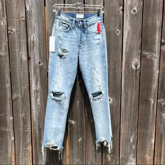 NWT Boyish high rise skinny distressed jean 24
          
      NWT