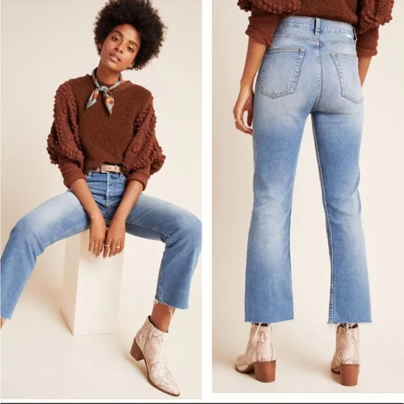 Boyish Brady Ultra High Rise Cropped Flare Size 30