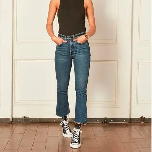 NWT BOYISH The Darcy Rigid Pop Crop Jeans In The Searchers Sz 30
          
      NWT