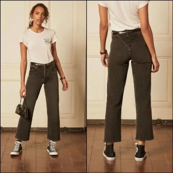 NWT Boyish The Mikey High Rise Wide leg jeans in Moonstruck size 28
          
      NWT
