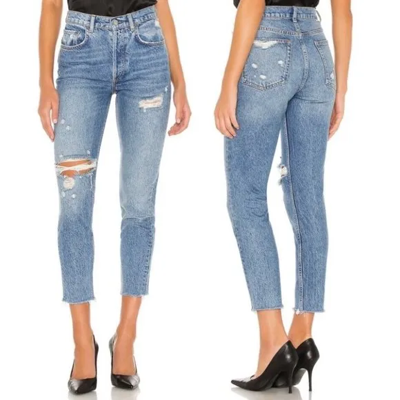 Boyish The Billy Authentic Rigid High Rise Skinny Jean 29
          
      NWT
