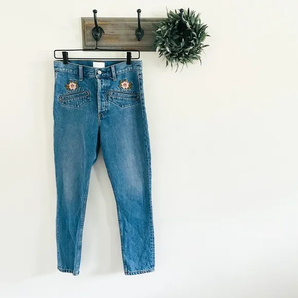 Boyish Floral Billy High Rise Skinny Jeans 27