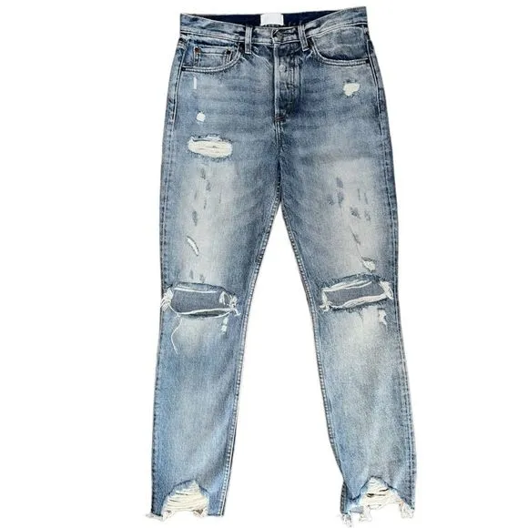 Boyish Distressed Denim Jeans