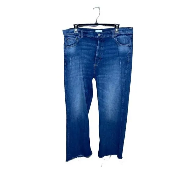 Boyish THE BRADY high rise Cropped Flare crop Jeans Size 31