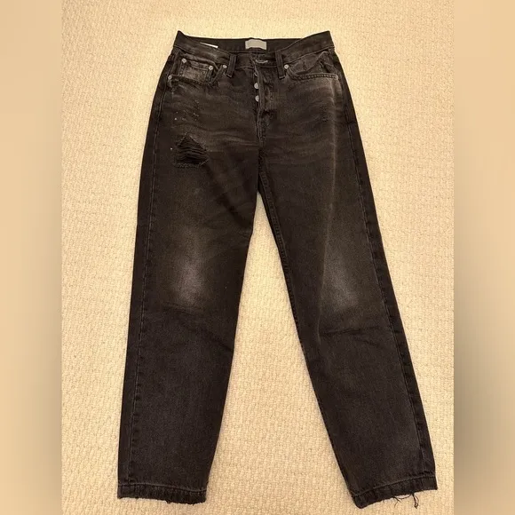 Boyish Black Washed Denim Jeans