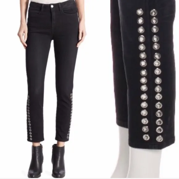 BROCKENBOW Grommet straight leg high waist crop
          
      Boutique